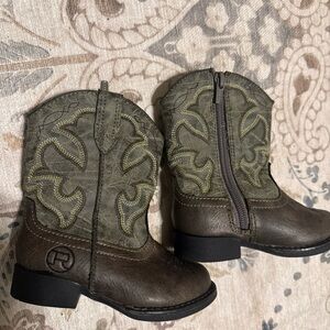 Roper Boys Cody Toddler Western Boots Size 6